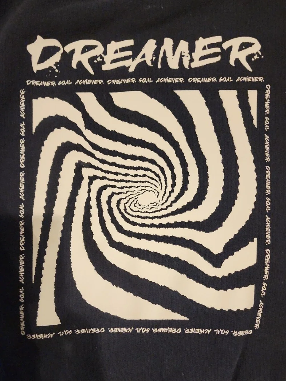 Little Bipsy Black and Cream 'Dreamer' Crewneck Sweater